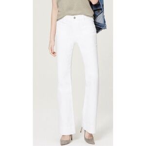 Loft Women's White Flare Jeans Size 26